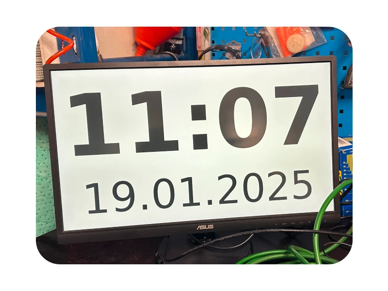 Big Clock on a Small Budget